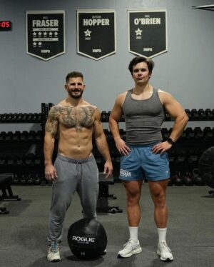 Mat Fraser Instagram - It was a ton of fun having this guy up at @hwpotraining HQ for a day of training — well, fun for me.. I’m sorry for pushing ya a little hard at the end there @willtenny 😂 Episode is live now on his YouTube channel (linked in story).