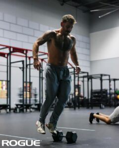 Mat Fraser Instagram - Always a good time hanging out at @roguefitness HQ… hitting 24.1, not so much. Ouch 😅 Are you giving it another go, or one and done? Rogue Fitness