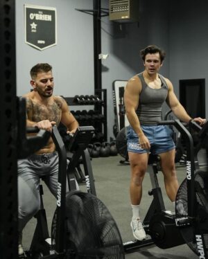 Mat Fraser Instagram - It was a ton of fun having this guy up at @hwpotraining HQ for a day of training — well, fun for me.. I’m sorry for pushing ya a little hard at the end there @willtenny 😂 Episode is live now on his YouTube channel (linked in story).