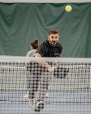 Mat Fraser Instagram - So many emotions in this game 😂 We’re getting the court set-up at @hwpotraining HQ ASAP because our team (myself included) can’t get enough. Have you tried pickleball yet?