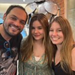 Matheus Ceará Instagram - Almocim hoje aqui em Santos eu e @biancaucampos com @luara . Sempre bom bater Papo e Matar a Saudade. Em Breve Partiu America! 🙏👏😀 Cantina di Lucca