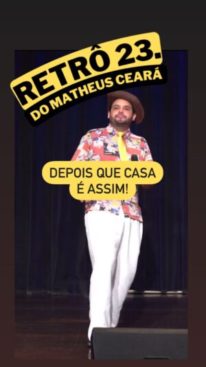 Matheus Ceará Instagram - Nesse vídeo eu falei uma verdade e dei uma dica!!! 🚀🚀🚀 Agora vocês usam como quiserem! 🤣

🚨AGENDA GERAL DE SHOWS! 
VOCÊS PEDEM E EU CONTO!! 🚨

Se liga nas datas e corre no link da bio para garantir o seu ingresso

@matheusceara 

🚨CONFIRA A AGENDA 

14/12- São José dos Campos/SP
15/12- Fortaleza/CE 
06/01- Curitiba/PR
07/01- Campinas/SP
11/01- Itú/SP
12/01- Rio de Janeiro/RJ
13/01- Cotia/SP
18/01- Campinas/SP
19/01- Santos/SP
20/01- Guarujá/SP
25/01- Campinas/SP
24/01- Guarulhos/SP
26/01- Osasco/SP
27/01- São Bernardo do Campo/SP 
28/01- São Paulo/SP 
08/03- Florianópolis/SC
10/03- Blumenau/SC

#shows #show #standupcomedy #matheusceara #retro2matheusceara