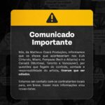 Matheus Ceará Instagram - 🚨Os outros shows da agenda estão todos confirmados! Bom dia.