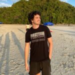 Matheus Lustosa Instagram - preparativos da viagem a todo vapor Juquehy Beach