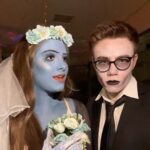 Matheus Ueta Instagram - Quem acertou que era Noiva Cadáver e Victor? #halloween #makeup