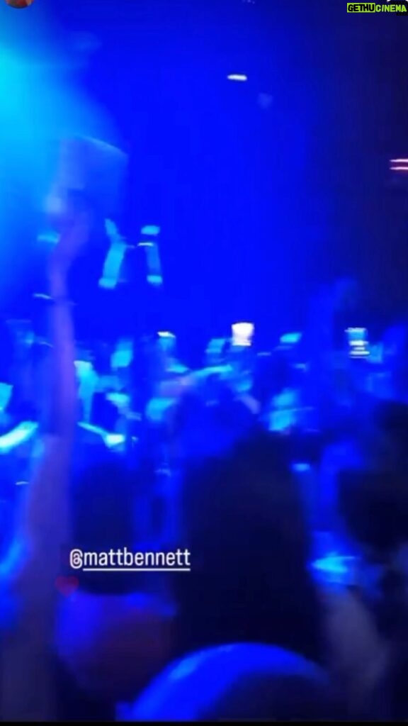 Matt Bennett Instagram - Took the week to process the whole UK/Europe tour and man, what an adventure that was. I want to thank every one of you who came out to a show again, it’s not lost on me how lucky I am to be able to travel the world meeting and playing for you. I do want to highlight this one moment quickly because ive never had anything quite like it happen to me before. About halfway through the Paris show, all the power in the venue went out. I’m told they thought the projector was going to catch fire so they cut all the power to the stage. So I’m up there, no sound no video no microphone, trying desperately to figure out what the heck happened. And from the back of the room, the audience starts chanting… The White Stripes? And then went into an unprompted acapella version of Breaking Free from HSM? You all kept singing, keeping the energy and the show alive, until finally after what felt like an eternity the power came back on and we were able to get the show moving again. I don’t have any footage of it besides this really quick clip but Paris, just know that was very nice and helpful, completely took me by surprise and meant so much to me. No two shows of the Party 101 tour have been the same. I’m constantly trying to make it more engaging and make it flow better. It’s really reassuring to know you have my back even when disaster strikes. Ok thank you that’s all!