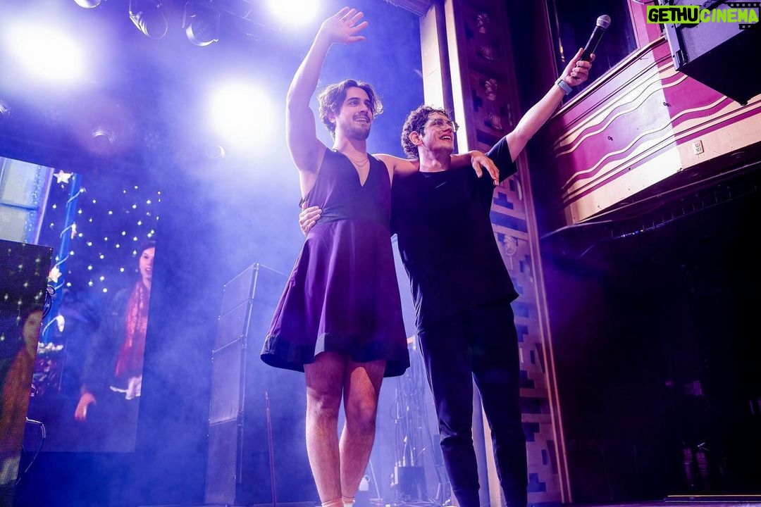 Matt Bennett Instagram - I can’t stop looking at pics from the NYC Webster Hall show. I’m from New York so any show there is extra special to me but having @reallanenapper and @jogia share the stage with me made the whole experience that much more meaningful. Thank you to everyone who came out this weekend, I’m so glad I get to share this crazy experiment with you all! Onward and upward! 📷 by @nikkimarie.jpg