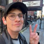Matt Bennett Instagram - I’m just a little guy from Long Island who got very very very very lucky. Thank you to everyone who’s making this tour possible, I’m so glad I get to do this silly little show every night. Webster Hall