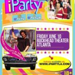 Matt Bennett Instagram - ATLANTA! You asked, we delivered. @iparty is coming to Buckhead Theatre on June 10th! Tickets available now at ipartyla.com :)