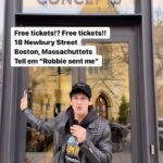 Matt Bennett Instagram – Wow no way!!! Free tickets!? 
I left FIVE free tickets at @cncpts in Boston for our show at Big Night Live on Thursday! Just pop by and tell them “Robbie sent me!”
No purchase necessary. Get them while you can, they’re free so they WILL go fast! Boston, Massachusetts