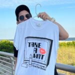 Matt Bennett Instagram - The wind was blowing too strong but here are our first two official @iparty tshirts! Masterfully designed by @favorite.vegetable