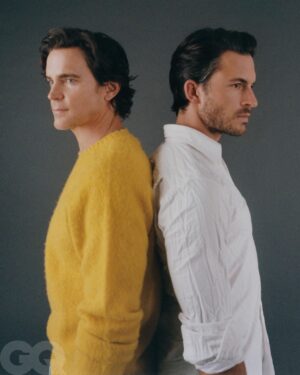 Matt Bomer Instagram - With “Fellow Travelers,” Matt Bomer and Jonathan Bailey tell an epic gay love story decades in the making. 

We spent an afternoon in the West Village with the stars of the @showtime historical epic as they talk divas, dreams, Catholic guilt and how to tell the story of gay liberation in the second half of the twentieth century. Read the #GQHYPE at the link in bio.

Written by @raymondangas
Photographs by @quillemons 
Styled by @praymoses.studio 
Grooming by @melissa.dezarate 
Set Design by @danieljhorowitz