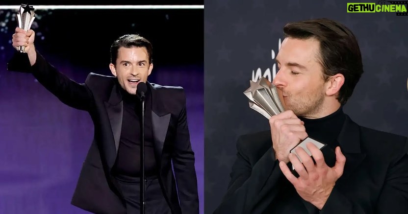 Matt Bomer Instagram - Thank you @criticschoice for recognizing one of the best actors and humans I’ve ever worked with- congratulations Jonny on a well deserved win and beautiful speech! And thank you for having our whole crew to the party- I love this group. Scroll to the last for my favorite edit lol - IYKYK. Styling: @warrenalfiebaker Thank you @berluti for the beautiful tux 💇‍♂️: @davidcoxhair