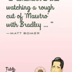 Matt Bomer Instagram - Thank you for having me on Table for Two @brucebozzi - I always love speaking with you. We talked life, business, and our mutual appreciation of a good mullet haircut. Link to the full podcast in bio.