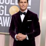 Matt Bomer Instagram - Great night at the @goldenglobes. Congratulations to the legendary @ryanmurphyproductions on the well deserved Carol Burnett lifetime achievement award. Thank you @ralphlauren @omega and @davidyurman for this look 💜🖤And always to the incredible @warrenalfiebaker for pulling it all together for me! 📸: @danieleventurelliphoto @vanityfair 💈: @davidcoxhair