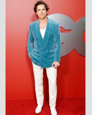 Matt Bomer Instagram - @gq 🩵🤍

Styling: @warrenalfiebaker 
Grooming: @joannapford
