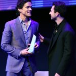 Matt Bomer Instagram - Thank you @scaddotedu and @hollywoodreporter - and, most importantly, the students- for the Trailblazer award. It was so great to spend time with you and share some of my experience- I can’t wait to see you all shine! Special thanks to @galinhollywood for moderating.