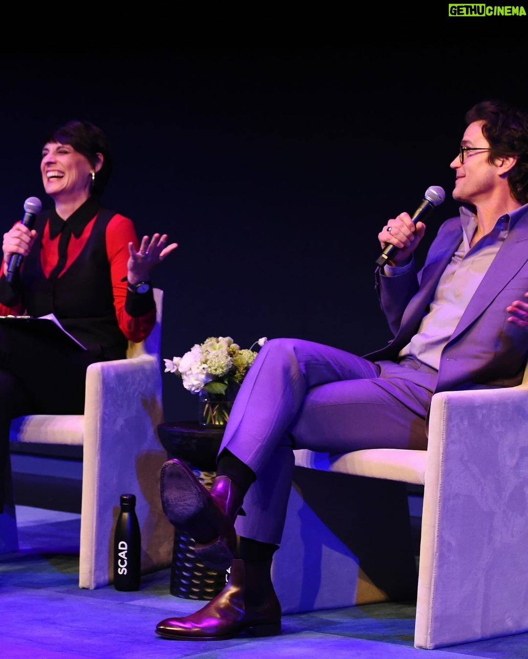 Matt Bomer Instagram - Thank you @scaddotedu and @hollywoodreporter - and, most importantly, the students- for the Trailblazer award. It was so great to spend time with you and share some of my experience- I can’t wait to see you all shine! Special thanks to @galinhollywood for moderating.