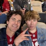 Matt Bomer Instagram - Thank you @49ers for an unforgettable game, and lifelong memory. See you at the Super Bowl! @levis #FTTB #doitforthebay Levi's Stadium