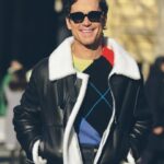 Matt Bomer Instagram - Thank you @jonathan.anderson and @loewe for the brilliant show- featuring the art of the ingenious @richardhawkins03. 🇫🇷❤️🙏🏻 💇‍♂️: @bentalbott 📸#1: @gettyimages 📸 #2: @tommyton Styling: @warrenalfiebaker #LOEWE #LOEWEFW24