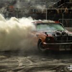 Matt Carriker Instagram - Ranchtang came out swinging and never let up. This car is ridiculous, and I have some wild plans for it in the future to make it 10 times better. Thanks to all the fans who came out to watch Ranchtang’s maiden voyage. Thanks to @garrett_1320video for putting on another amazing Cleetus and Cars. Thanks to @holdenbrosdiesel and @holden_bros for helping to turn my idea into reality, thanks to @wtf_logistics for hauling my 2 broken cars back home and thanks to @americasmeanestcars for snapping this insane pic! What a weekend!!! Lucas Oil Raceway, Indianapolis
