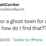 Matt Carriker Instagram - For real real… I have my most epic idea ever, but it involves owning a ghost town in Texas…. Help