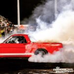 Matt Carriker Instagram - The powerstroked mustang survived! We definitely got the engine figured out. Once I make the suspension, steering, and brakes finally work, this thing will be too dog. Thank y’all for coming out to support!!! ❤️ 📸 @americasmeanestcars Freedom Factory