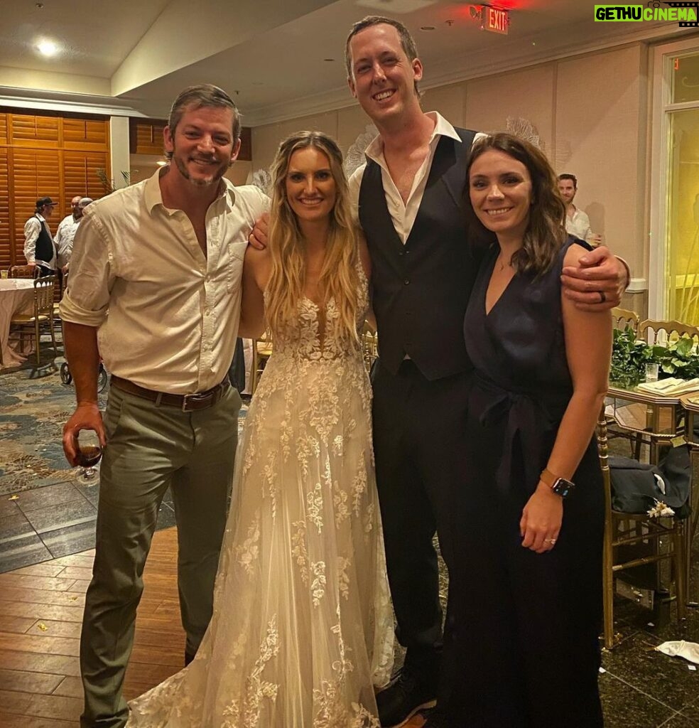 Matt Carriker Instagram - My boy got married!!!! Huge congrats guys! Super happy for y’all, super proud of what you guys have accomplished already and can’t wait to see what you guys do together in the future. Can we get a big HELL YEAH BROTHER in the comments???? @garrett_1320video @themadimitchell @mere_carriker Florida