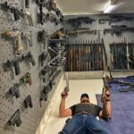Matt Carriker Instagram - SWIPE!!! Cleaning up the vault with some @gallowtech wall mounts and racks. Looks SOOO FREAKING GOOOOOOD! Texas
