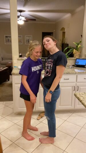 Matt Carriker Instagram - When did she grow up??? Addy turned 11 today and we realized she can lift @mere_carriker off the ground and carry her around 😂 🤯