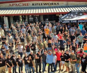 Matt Carriker Instagram - Here are about 1% of the people who bought guns from me this weekend. Thank y’all so much! What a wild time we are living in. Soooo…. Let’s do it again, but in which state???? Thanks to these dudes for making it possible and making it special!!!! @apache_rifleworks , @garand_thumb , @kentuckyballistics , @goldberg95 , @robertoberst , @eli_doubletap