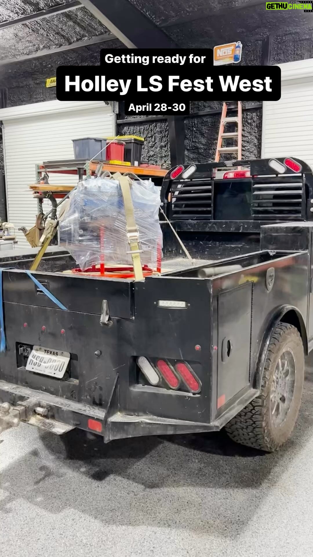 Matt Carriker Instagram - Brand new insane @texasspeed motor going in the Lowrider so we can steal the show at @holleylsfest West. Las Vegas April 28-30. Use code BURNOUTKING to save $5 on admission! See you there. @holleyperformance