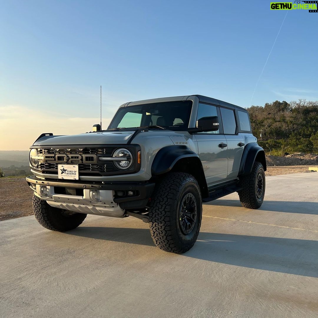 Matt Carriker Instagram - New Bronco Raptor. Needs lights and bumpers. What else? @fordofboerne #bronco #broncoraptor #raptor #ford