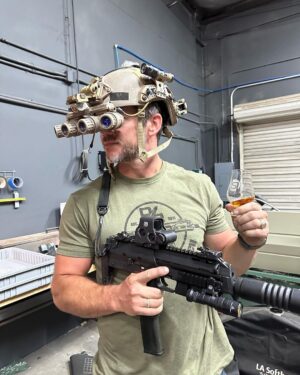 Matt Carriker Instagram - I’m going to build my entire personality around an MP7 and quad nods.