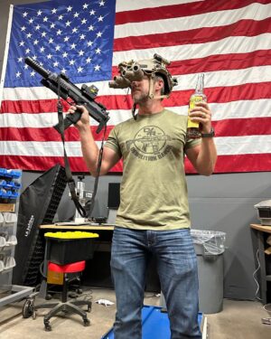 Matt Carriker Instagram - I’m going to build my entire personality around an MP7 and quad nods.