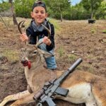 Matt Carriker Instagram - My boy took his first deer this weekend! We hunted several times last year and never got one, so he’s been thinking about this day since then. I really wanted him to shoot with a .308 or 6.5, but he didn’t like the recoil so we settled with the .300BLK and it got the job done. Texas