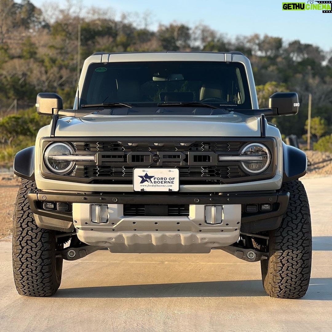 Matt Carriker Instagram - New Bronco Raptor. Needs lights and bumpers. What else? @fordofboerne #bronco #broncoraptor #raptor #ford