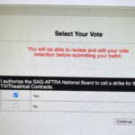 Matt McGorry Instagram - Daddy says, “SAG-AFTRA members, vote ‘yes’ on a strike authorization!” 💁🏻‍♂️ Also, you can vote online instead of waiting for postcards, go to sagaftra.org ❤️‍🔥