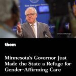 Matt McGorry Instagram - This country is terrifying and exhausting to live in. So glad for a little good news. Repost @alokvmenon ・・・ “Finally some good news. We need more states to do this and be proactive in creating sanctuary for trans and gender non-conforming people. repost @them Minnesota Governor Tim Walz just signed an executive order to make the state a refuge for trans people who flee their homes in order to seek lifesaving transition-related care. On Wednesday, Executive Order 23-03 was signed by the governor, which orders state agencies to protect people seeking gender-affirming healthcare in Minnesota, as well as the entities that provide it. State agencies are also specifically forbidden from providing information or assisting investigations to penalize trans people and their allies for seeking transition-related care. Judgments from other states that terminate parental rights because the parent provided their child with transition-related care will not be recognized by the state of Minnesota, and the state will also refuse to comply with subpoenas that seek information about trans people who travel to Minnesota to obtain care. Additionally, the executive order tasks the Minnesota Department of Health (MDH) with preparing a report that summarizes the literature on the safety and effectiveness of gender-affirming care, to be presented to the Governor, Lieutenant Governor, and Legislature by the end of the year. The order also strengthens protections for insurance coverage of transition-related care and mandates MDH to refuse to approve HMO contracts that discriminate against people on the basis of sex, sexual orientation, gender identity, or gender expression. Noting that other states have “curtailed access to, or even criminalized” transition-related care, Walz’s executive order recognizes that “these actions pose a grave threat to the health of LGBTQIA+ individuals by preventing them from affirming their gender identities through safe and scientifically proven treatments.” Head to the link in bio to read more. “