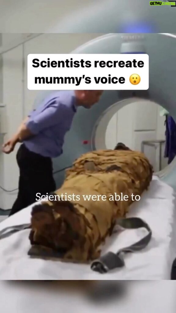 Matt McGorry Instagram - Repost @insidehistory ・・・ Scientists have fulfilled a mummified ancient Egyptian’s wish to speak again after death by replicating his voice with artificial vocal cords 🤯 Nesyamun was a priest who lived during the reign of Pharaoh Ramses XI, between 1099 and 1069BC. As a priest in Thebes, Nesyamun would have needed a strong voice for his ritual duties, which involved singing. When Nesyamun died, his voice fell silent, but 3,000 years on, a team of researchers have brought it back to life using a 3-D printed vocal tract.”