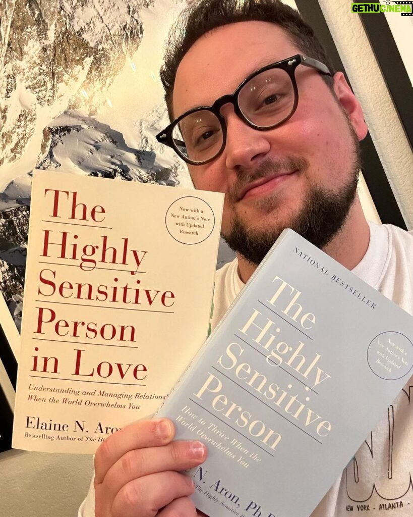 Matt McGorry Instagram - "The Highly Sensitive Person" & "The Highly Sensitive Person in Love" by #ElaineAron **After this post I had quite a few people in the comments mentioning that the HSP trait is actually autism. Please see the comments for some additional thoughts! 💜* (First 5 book pages are from the first book, the rest are from the second book :)) Wow, 2 books AT ONE TIME????!!!! Shit is getting wild over here at #McGReads !!! What's next...um...like...THREEE books at once??? lol. Anyway. I read these books a few years ago and found them incredibly helpful for being able to understand more about myself and my needs. About 20-30% of the population are HSPs. As I caught up with an old friend from high school a few weeks ago, I was able to reflect to him based on some of the things that he was telling me that he was likely an HSP. He was so relieved that nothing was "wrong" with him and to hear more about what I'd learned about being and HSP and how this knowledge has helped me navigate being in the world. When you feel like you are overstimulated by things that are considered to be "normal" to most people (like certain smells, noises, sounds, textures, etc), it's easy to try and ignore our feelings, but that usually results in resentment long term. If you are an HSP and don't know it (as I didn't until a few years ago), these books will likely be really helpful. As with any other identity that does not belong to the dominant group, it's important to know how we have internalized these ideas that we "should be different" than we are. I'm finding great value in re-reading some of the passages that I put tabs in. Which is why I use tabs. ;) My Booklist: bit.ly/mcgreads (link in bio) #McGReads
