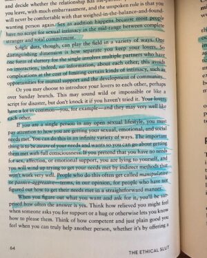 Matt McGorry Instagram - "The Ethical Sl🫦t" by Janet W. Hardy & Dossie Easton 

Where my polyamorous/non-monogamous ethical sl🔥ts at?? 🤗🥹🤗🥹

I’ve been polyamorous for a few years now and have read quite a few books about it. But this was the first book that I read that really started me on the path. The funny thing is, I had it on my bookshelf for years as I identified as monogamous but for some reason I never read it. Perhaps I subconsciously knew that it would start to open some doors for me that would change my life, and that there would be no going back from. And that somehow, I just didn't feel ready. 

There is nothing wrong with monogamy itself. The same way there is nothing wrong with heterosexuality. But the problem is where the compulsory aspects of it lie. For example, I do believe that a lot more people would explore and step outside of monogamy (and heterosexuality for that matter) if it were not so heavily stigmatized to do so. While the social norms are shifting, there is still much work to be done transforming the systems and cultural beliefs that shame, pressure and coerce people into thinking that monogamy is the only real viable choice.

It's only been a couple of years since I realized that polyamory was for me and it took me most of that time to feel comfortable fully embracing it in a way where I would be okay with people knowing that about me, as a public figure.

For me, reading is an essential piece of how I learn about new things that I'm passionate about. And because we don't often see examples of how to have conversations about these issues, it can feel really challenging to know where to start. I believe that is the magic of books. For those who don't feel comfortable just jumping into shit 🙋🏻‍♂️, it gives us the opportunity to get some clarity about our desires and to build the capacity, skills, and tools that allow us to express those needs. 

May we all work towards the courage of giving space for and identifying our deepest desires and being able to put them into words. 

My Booklist:
bit.ly/mcgreads (link in bio)
#McGReads