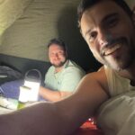 Matt McGorry Instagram – Tents n night guards (mine is hidden betwixt mine lips) @jackfalahee