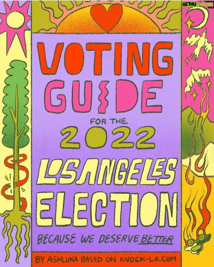 Matt McGorry Instagram - Hi I’m sexy. But you know what ELSE is important?? Tomorrow, November 8th is the last day to vote or mail in your ballot for LA voters!!! 🗳️📣 I’m super grateful for the people at @knockdotla putting together a super comprehensive progressive voter guide so researching how to vote progressive doesn’t have to be a whole ass part-time job. 🙄 Dope art by @ashluka 🤩 You can google “Knock LA 2022 midterm voter guide” to find the whole detailed thing! Voting isn’t THE answer to the big changes we want to see, but it is a helpful tool. In the meantime, join your local progressive grassroots organizations and let’s build power to create the world we all deserve! ❤️‍🔥