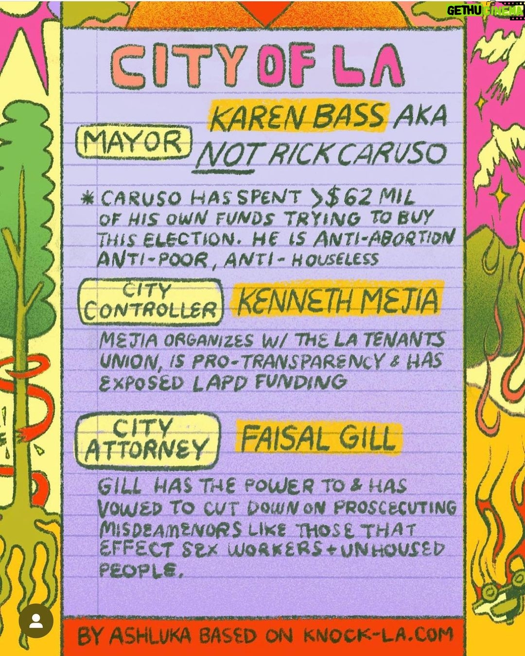 Matt McGorry Instagram - Hi I’m sexy. But you know what ELSE is important?? Tomorrow, November 8th is the last day to vote or mail in your ballot for LA voters!!! 🗳️📣 I’m super grateful for the people at @knockdotla putting together a super comprehensive progressive voter guide so researching how to vote progressive doesn’t have to be a whole ass part-time job. 🙄 Dope art by @ashluka 🤩 You can google “Knock LA 2022 midterm voter guide” to find the whole detailed thing! Voting isn’t THE answer to the big changes we want to see, but it is a helpful tool. In the meantime, join your local progressive grassroots organizations and let’s build power to create the world we all deserve! ❤️🔥