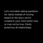 Matt McGorry Instagram – One of the most powerful tools for this is telling the other person, “the story I’m telling myself is…”. 

It creates the room for them to add more context and doesn’t paint my interpretation as objective truth, which invites them to share their experience of the situation.

This creates more room for dialogue rather than feeling like accusations or blaming to the other person ala “you don’t care about me” or “you’re selfish.”

An alternative is, “the story I’m telling myself is that you did this thing on purpose because you don’t care about me. Can you help me understand what I may be missing or misinterpreting?”

And I learned “the story I’m making up…” framing from @brenebrown 🙏🏼💜🙏🏼

Image: @subconsciousthinkers