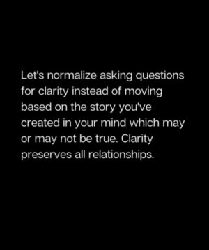 Matt McGorry Instagram - One of the most powerful tools for this is telling the other person, “the story I’m telling myself is…”. 

It creates the room for them to add more context and doesn’t paint my interpretation as objective truth, which invites them to share their experience of the situation.

This creates more room for dialogue rather than feeling like accusations or blaming to the other person ala “you don’t care about me” or “you’re selfish.”

An alternative is, “the story I’m telling myself is that you did this thing on purpose because you don’t care about me. Can you help me understand what I may be missing or misinterpreting?”

And I learned “the story I’m making up…” framing from @brenebrown 🙏🏼💜🙏🏼

Image: @subconsciousthinkers