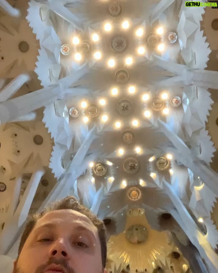 Matt McGorry Instagram - I thought I was over seeing churches, but #SagradaFamilia by #Gaudí is by far my favorite that I’ve ever seen. Reminds me of The Neverending Story and shit. 🥹🤩 Sagrada Familia
