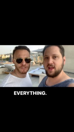 Matt McGorry Instagram - Self motivation from @thebursin and I on the rooftop of @mebarcelonahotel #MeisWe #SagradaFamília #Gaudi