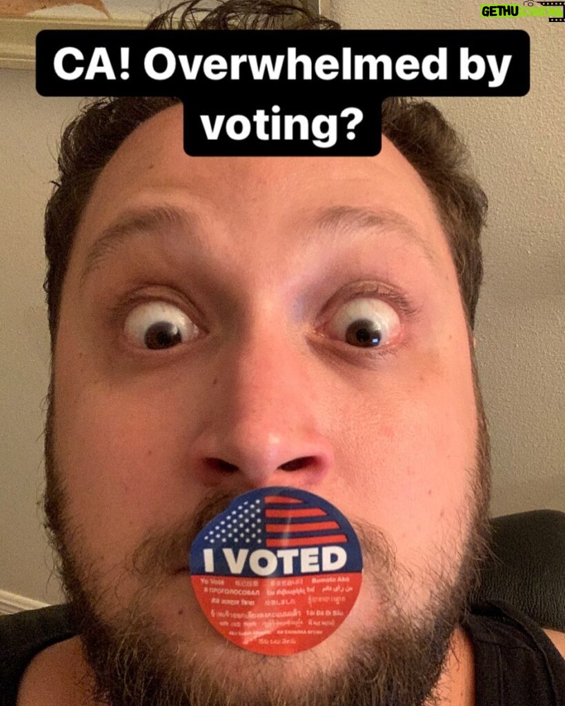 Matt McGorry Instagram - Does voting make you feel like your eyeballs are trying to escape from your head? Let me help. Today, Tuesday, June 7th is the last day to vote in California (or to mail in your ballot as long as it's postmarked by today's date). And I am SOOOOO grateful to the good folx at organizations like @dsa_la and @knockdotla for putting together comprehensive voter guides that can be a HUGE help in learning about and choosing candidates who actually support policies that benefit the vast majority of Californians and Angelenos like @eunisses2022 @hugoforcd13 @fatimaforassembly , rather than racist, classist, corporate-funded puppets whose primary interest is preserving the status quo and raking in $. Google "DSA LA voter guide" and/or "Knock LA voter guide" to get those eyeballs back in your eyeholes!